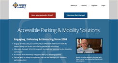 Desktop Screenshot of parkingmobility.com
